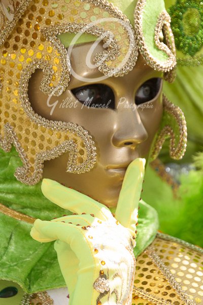 Masque de Venise Jardin d'Annevoie Belgique