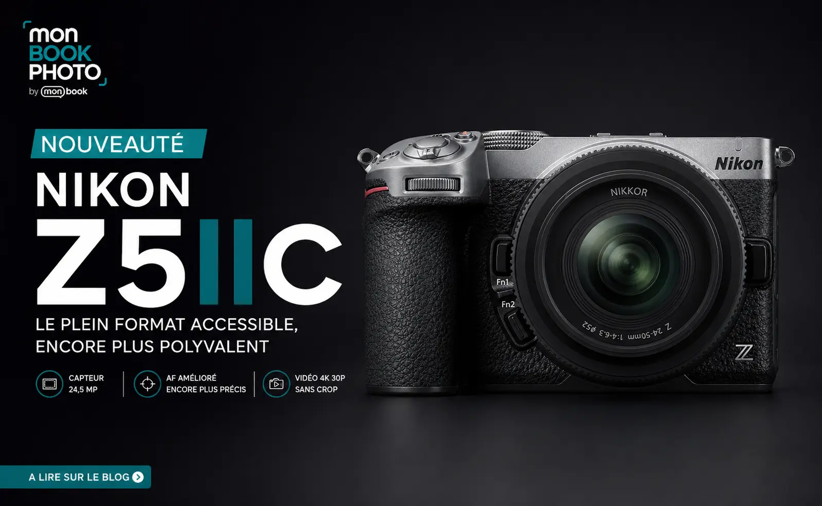 Nikon Z5IIC : le plein format compact sans viseur